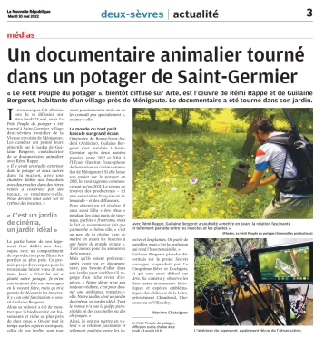 20220509-NR-Un documentaire animalier tourné dans un potager de Saint-Germier